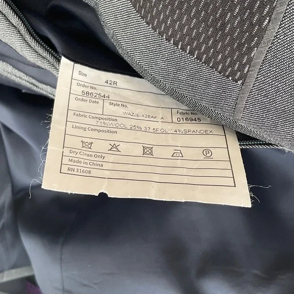 🔥 Take 50% OFF- Jos. A. Bank Men's Gray Suit Blazer